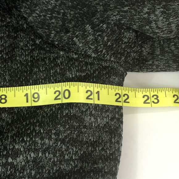 Steve Madden Asymmetrical Zip Fleece Coat Gray Lg - Picture 7 of 8